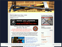 Tablet Screenshot of ironsandladders.com